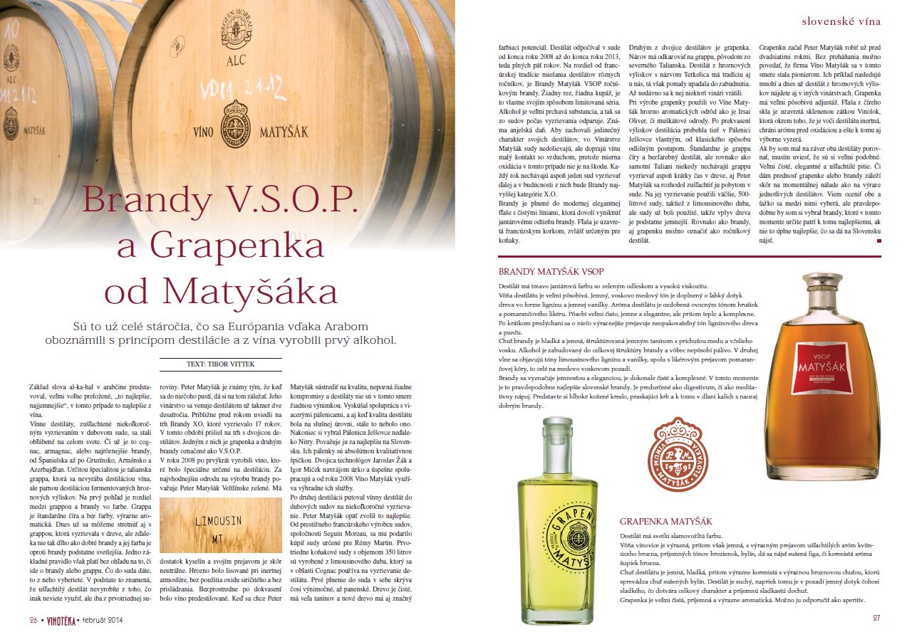 Článek z časopisu Vinoteka