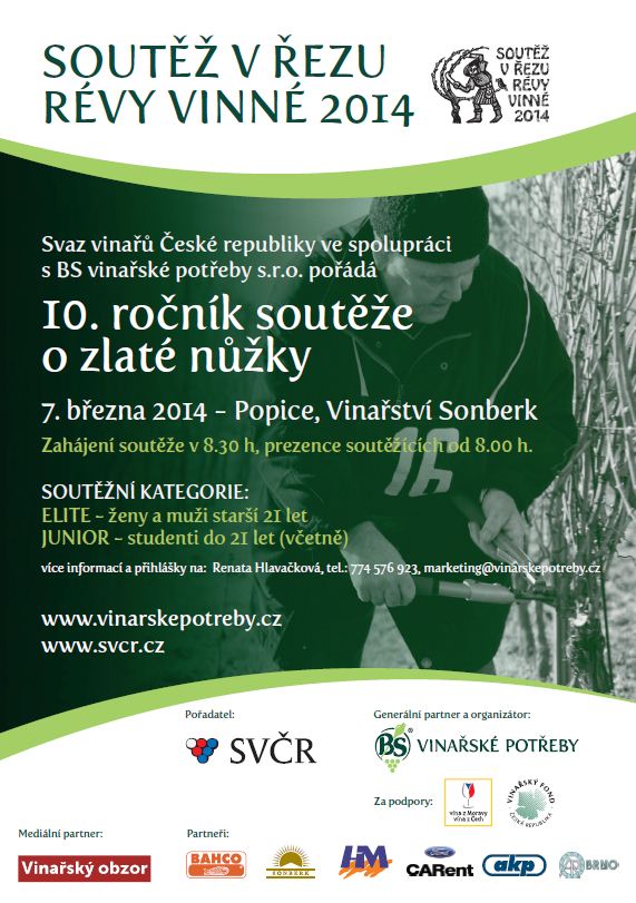 Informace Soutěž v řezu révy vinné 2014